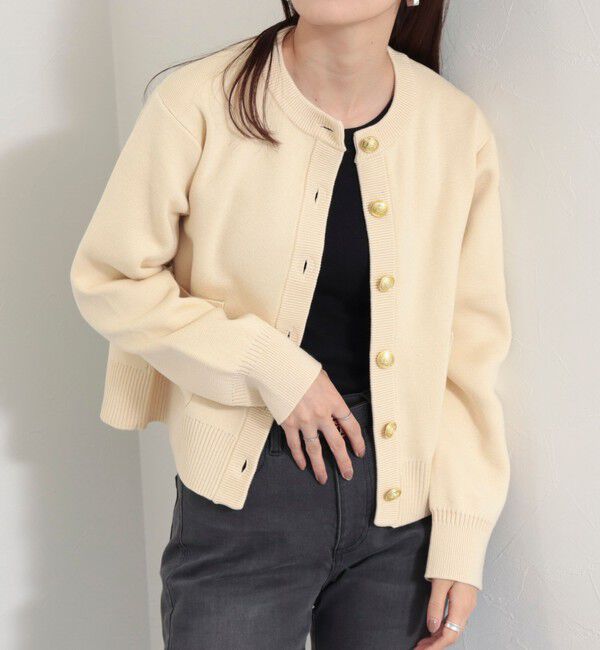 fredy emue「ミラノリブポケット付きカーディガン」|カーディガン|エクリュ