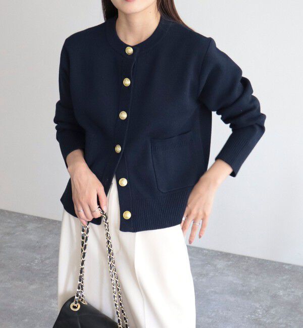 fredy emue「ミラノリブポケット付きカーディガン」|カーディガン|