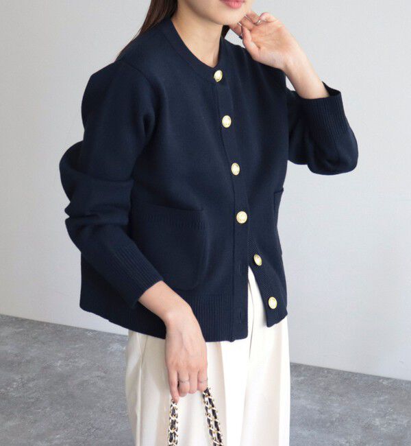 fredy emue「ミラノリブポケット付きカーディガン」|カーディガン|