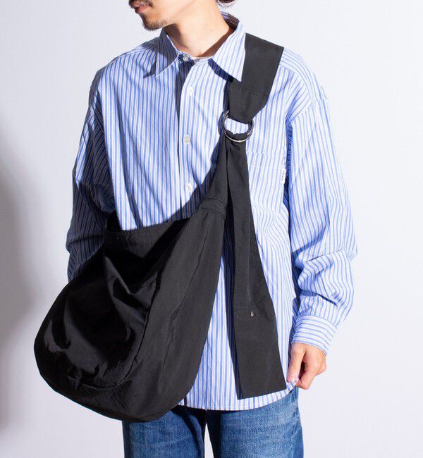GLOSTER「【UNIVERSAL OVERALL】ウィンクルナイロン ニュースペーパーバッグ ショルダー 30L」|ショルダー・メッセンジャー|