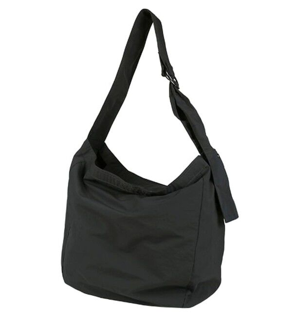 GLOSTER「【UNIVERSAL OVERALL】ウィンクルナイロン ニュースペーパーバッグ ショルダー 30L」|ショルダー・メッセンジャー|チャコールグレー