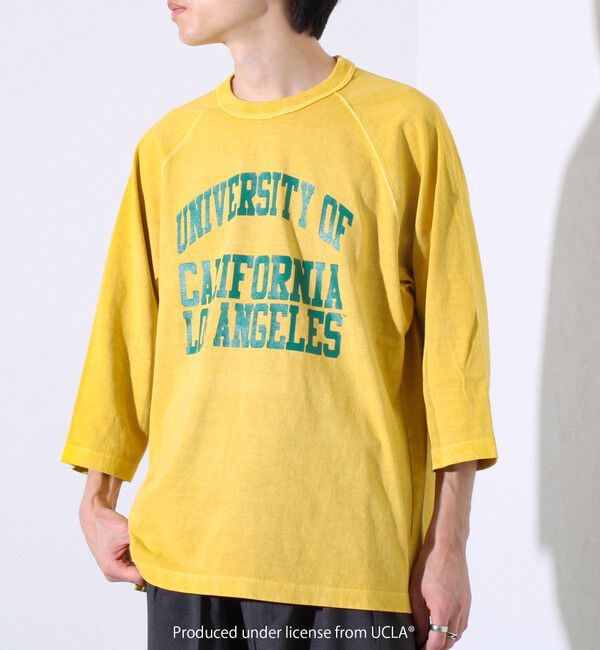 GLOSTER「【GOOD ROCK SPEED】カレッジロゴ ラグランTシャツ 7分袖」|Tシャツ・カットソー|