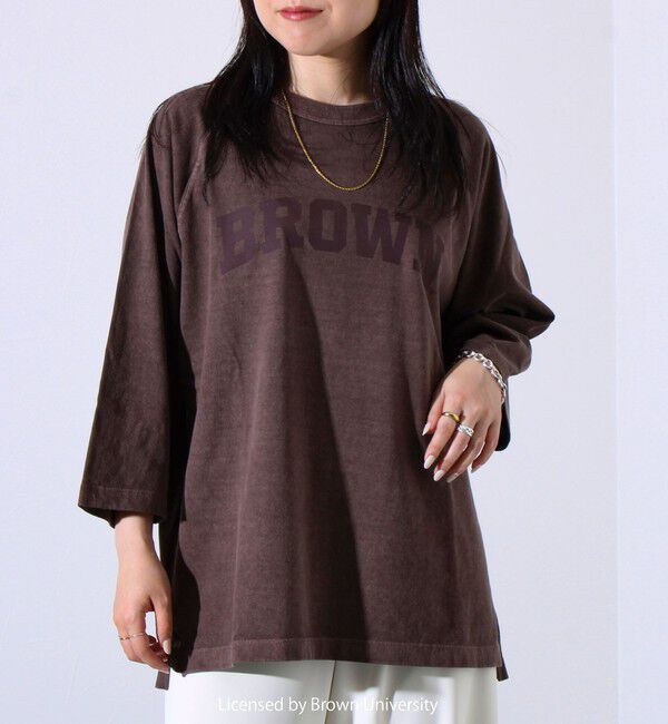 GLOSTER「【GOOD ROCK SPEED】カレッジロゴ ラグランTシャツ 7分袖」|Tシャツ・カットソー|