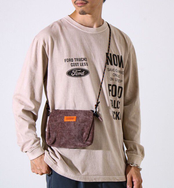 GLOSTER「【UNIVERSAL OVERALL】Uneven dyeing blanket サコッチ」|ショルダー・メッセンジャー|