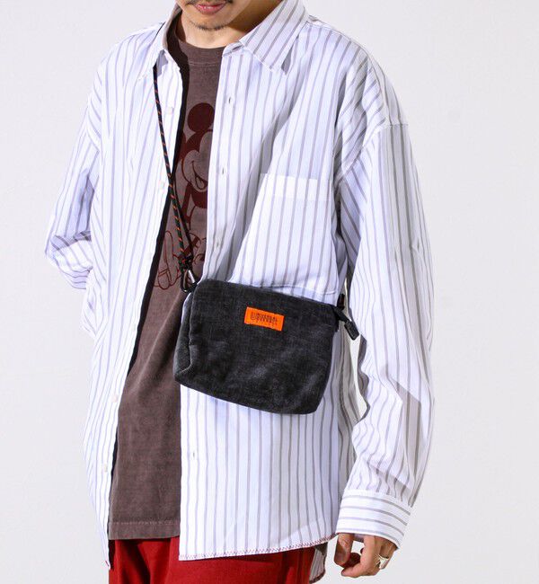 GLOSTER「【UNIVERSAL OVERALL】Uneven dyeing blanket サコッチ」|ショルダー・メッセンジャー|