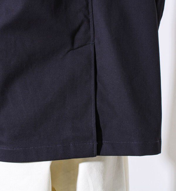 GLOSTER「【GLOSTER定番/ビジカジ対応】コードストライプ スタンドフードブルゾン」|ブルゾン・スタジャン|