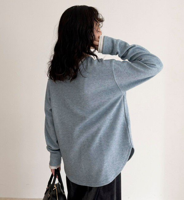 fredy emue「2WAYヘンリーラメプルオーバー」|Tシャツ・カットソー|