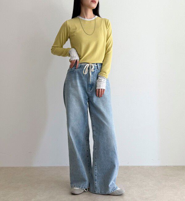 fredy emue「シアーリブレイヤードロンTシャツ」|Tシャツ・カットソー|