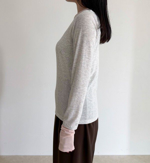 fredy emue「シアーリブレイヤードロンTシャツ」|Tシャツ・カットソー|