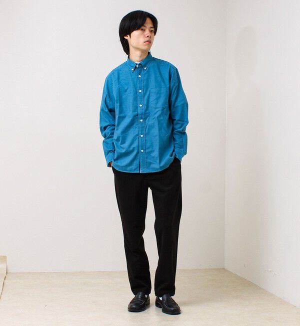 GLOSTER「【毎日穿けるきれい見え】ストレッチカルゼパンツ」|チノ|