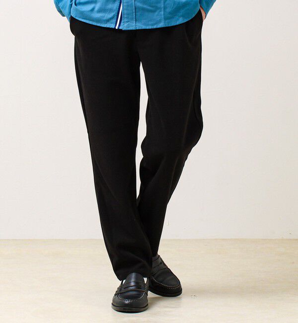 GLOSTER「【毎日穿けるきれい見え】ストレッチカルゼパンツ」|チノ|