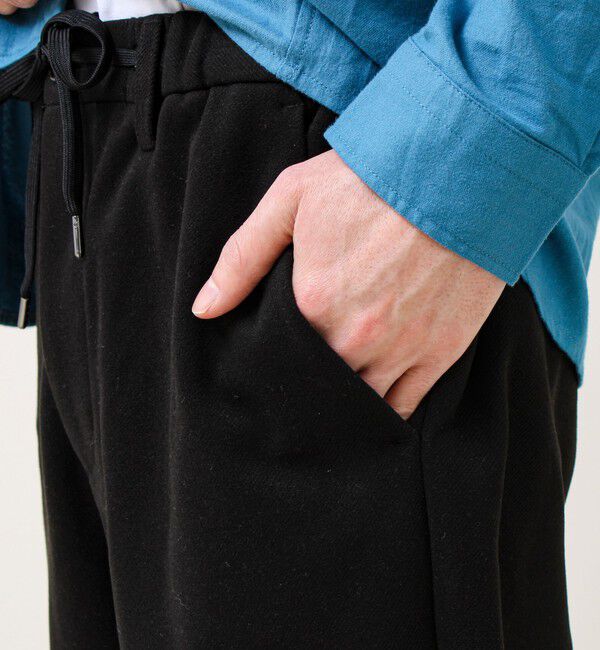 GLOSTER「【毎日穿けるきれい見え】ストレッチカルゼパンツ」|チノ|