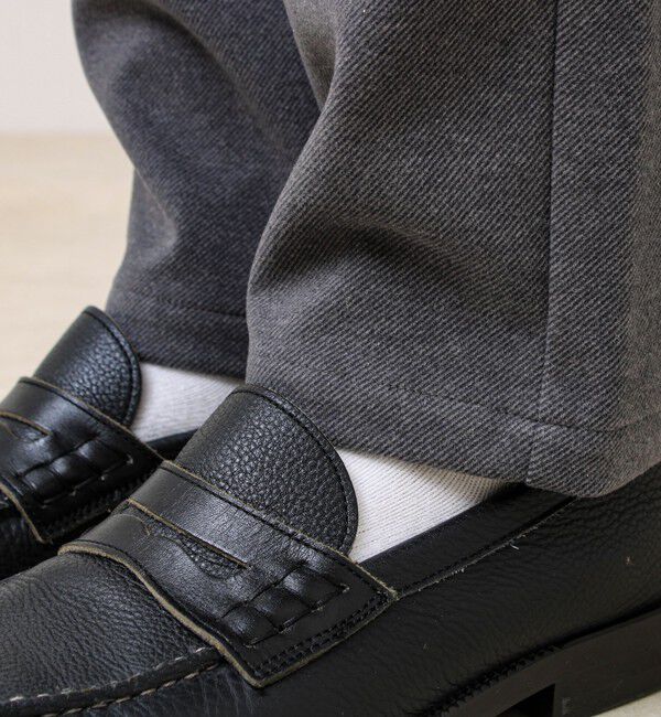 GLOSTER「【毎日穿けるきれい見え】ストレッチカルゼパンツ」|チノ|