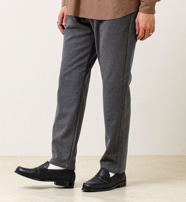 GLOSTER「【毎日穿けるきれい見え】ストレッチカルゼパンツ」|チノ|