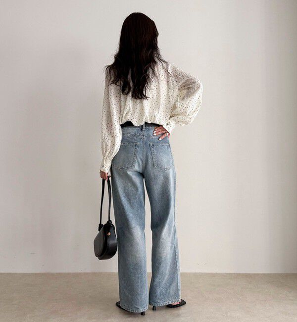 fredy emue「ハートドットボウタイブラウス」|シャツ・ブラウス|