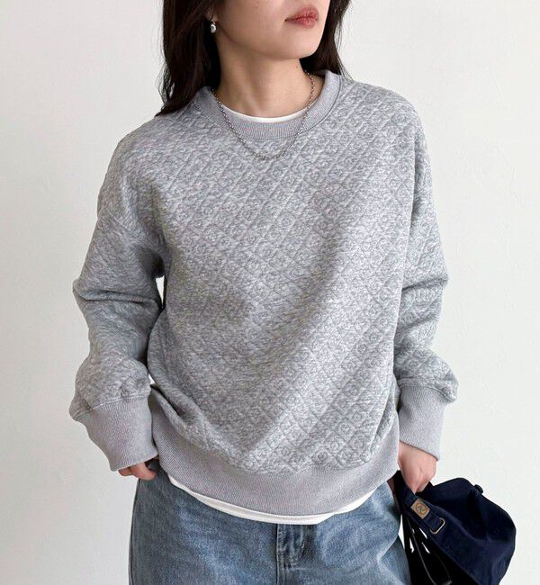 fredy emue「ハートキルトスウェットプルオーバー」|Tシャツ・カットソー|