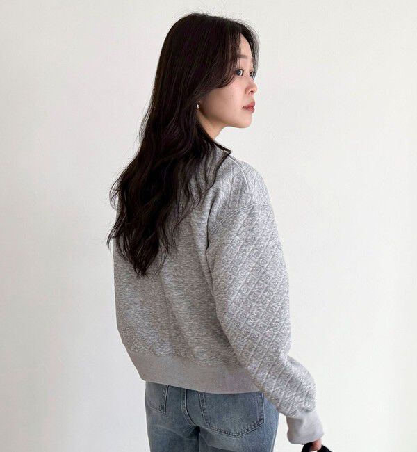 fredy emue「ハートキルトスウェットプルオーバー」|Tシャツ・カットソー|