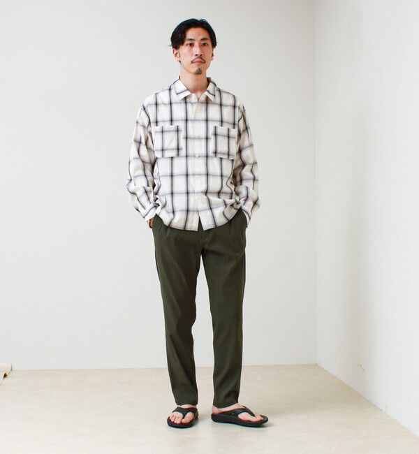 GLOSTER「【快適ストレッチ】Relaxイージーパンツ」|チノ|