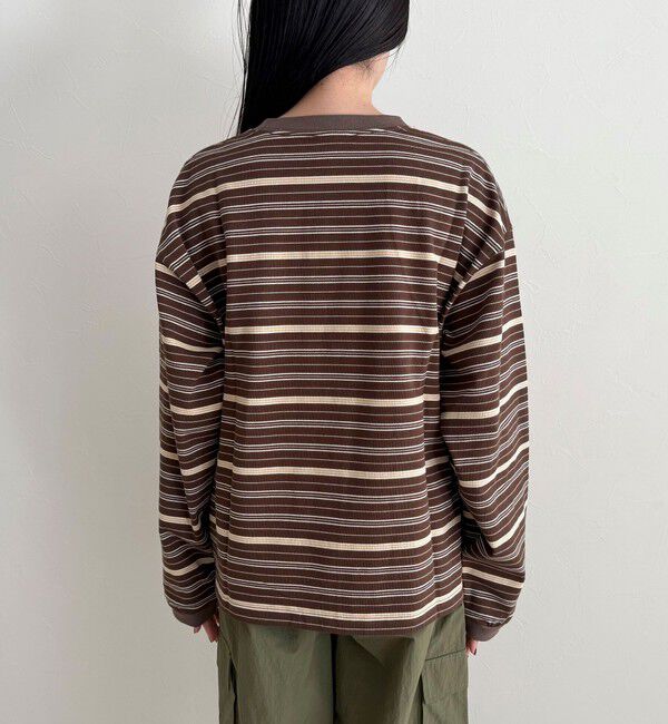 fredy emue「【GEVACO/ゲバコ】ボーダー天竺ベーシックロングスリーブTシャツ」|Tシャツ・カットソー|