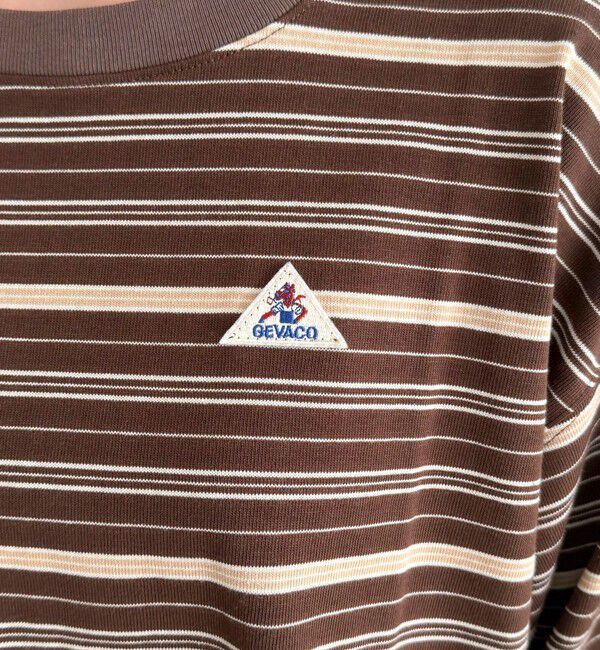 fredy emue「【GEVACO/ゲバコ】ボーダー天竺ベーシックロングスリーブTシャツ」|Tシャツ・カットソー|