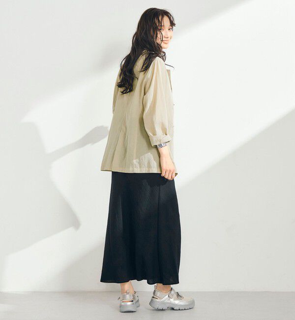 fredy emue「リネン混ライトダブルジャケット」|テーラードジャケット|