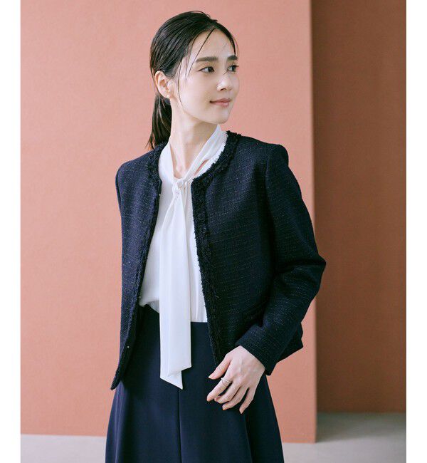 ROPE「ボウタイブラウス/イージーケア・25AW」|シャツ・ブラウス|