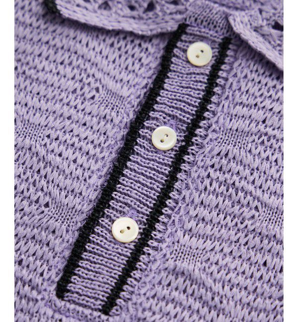 ROPE「【COOHEM(コーヘン)】SUKASHI EMBOSSED KNIT/イージーケア・セットアップ対応」|ニット・セーター|