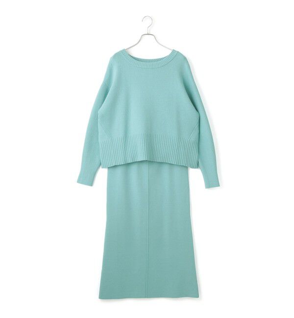 VIS「【セットアップ対応】もちっとニットミラノリブプルオーバー」|ニット・セーター|