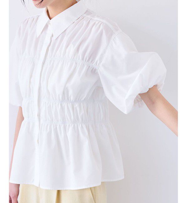 VIS「シャーリングバルーンシャツ」|シャツ・ブラウス|