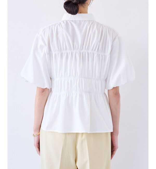 VIS「シャーリングバルーンシャツ」|シャツ・ブラウス|