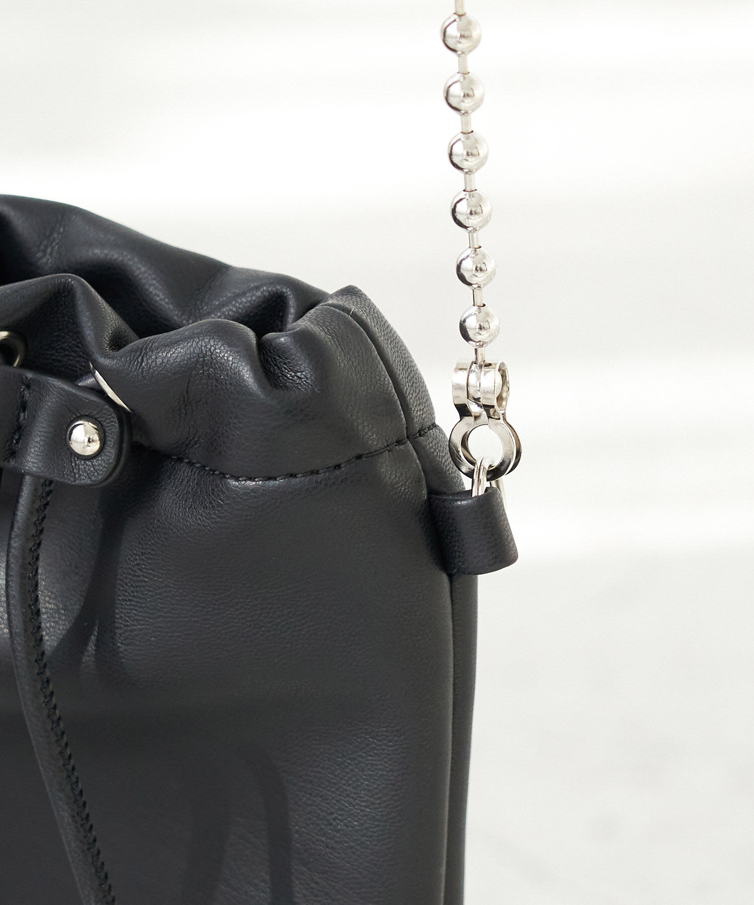 ROPE PICNIC PASSAGE「パールチェーンハンドルソフトミニショルダーバッグ」|ショルダー・メッセンジャー|