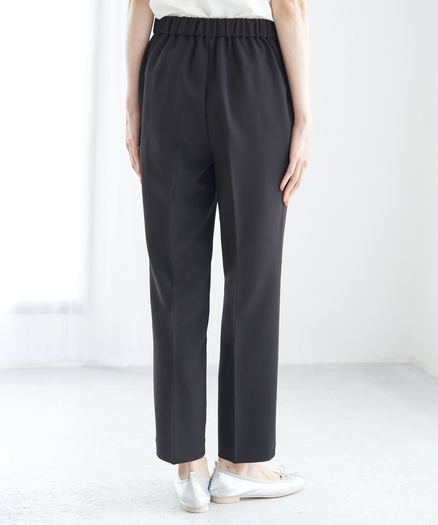 Rope&rsquo;Picnic「ラク美/ストレートカラーパンツ」|スラックス|