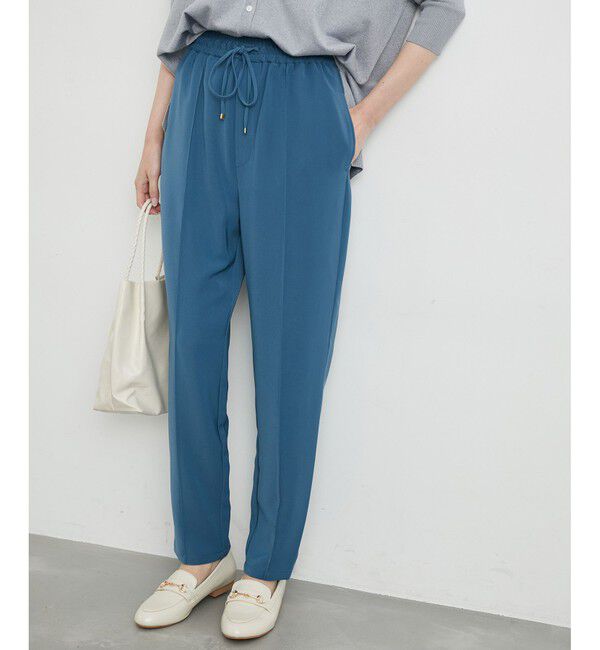 Rope&rsquo;Picnic「ステファニージョガーパンツ」|チノ|ブルー(44)