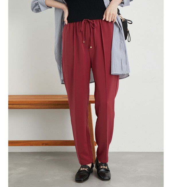 Rope&rsquo;Picnic「ステファニージョガーパンツ」|チノ|ワイン(66)