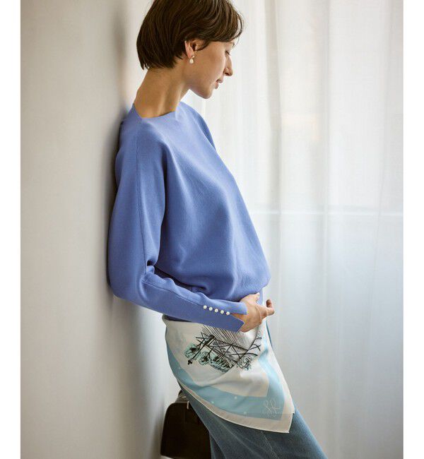 Rope&rsquo;Picnic「マシュマロ袖パールドルマンニット/イージーケア・リンクコーデ」|ニット・セーター|