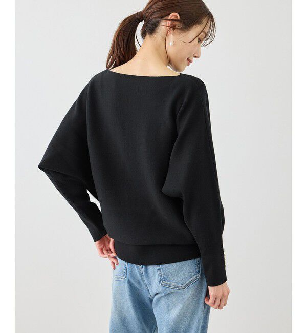 Rope&rsquo;Picnic「マシュマロ袖パールドルマンニット/イージーケア・リンクコーデ」|ニット・セーター|