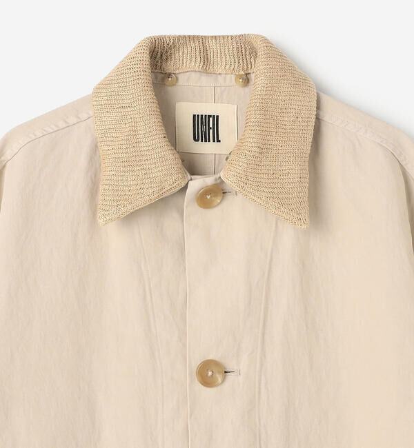 UNFIL「UNFIL | ガーメントダイ カバーオールジャケット WOMEN」|テーラードジャケット|