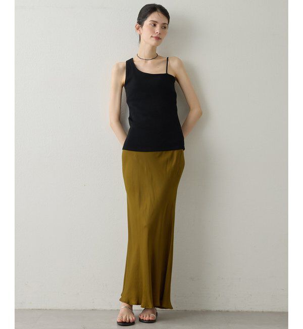 Drawing Numbers「【Drawing Numbers】パッド付きアシメタンク」|Tシャツ・カットソー|