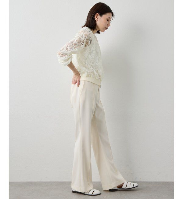  「【Drawing Numbers】レースブルゾン」|シャツ・ブラウス|