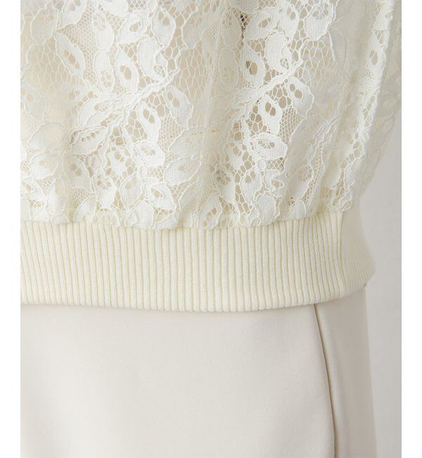  「【Drawing Numbers】レースブルゾン」|シャツ・ブラウス|