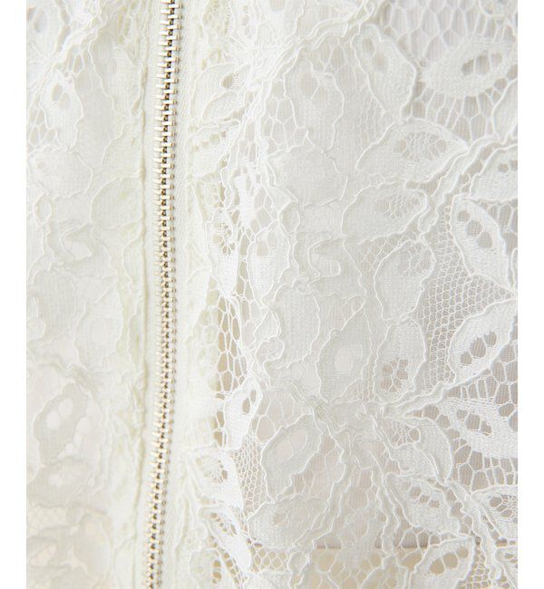  「【Drawing Numbers】レースブルゾン」|シャツ・ブラウス|