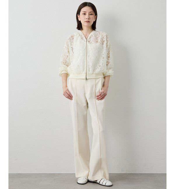  「【Drawing Numbers】レースブルゾン」|シャツ・ブラウス|