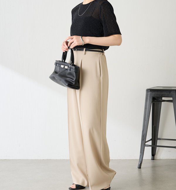  「【トレンドアイテム】シアードットチュールカットソー/アンサンブル」|Tシャツ・カットソー|