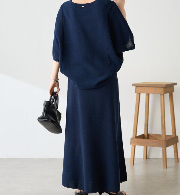  「ニットロングスカート」|スカート|