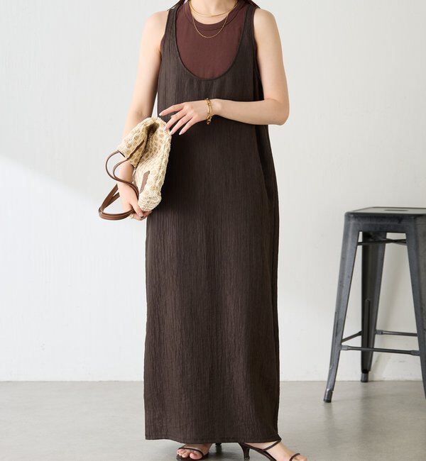 「レイヤードタンクワンピース」|ワンピース|