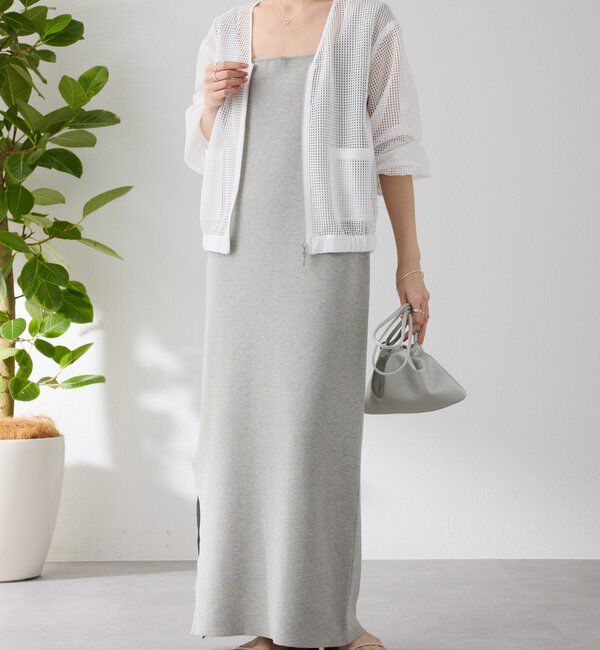  「【夏にも着れる長袖】Vネックシアーブルゾン」|その他|