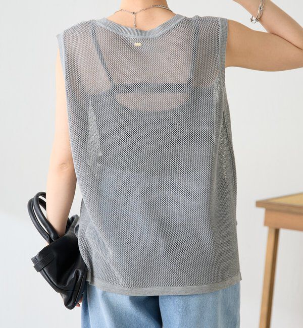  「メッシュロゴフレンチニット」|ニット・セーター|