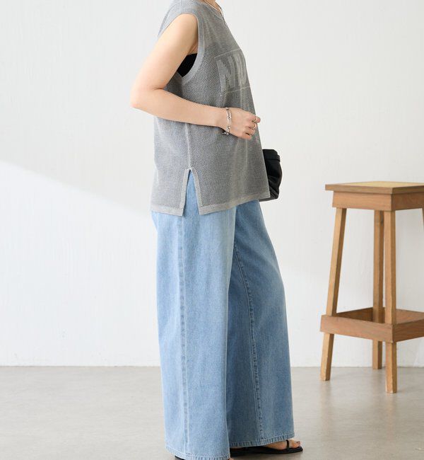  「メッシュロゴフレンチニット」|ニット・セーター|