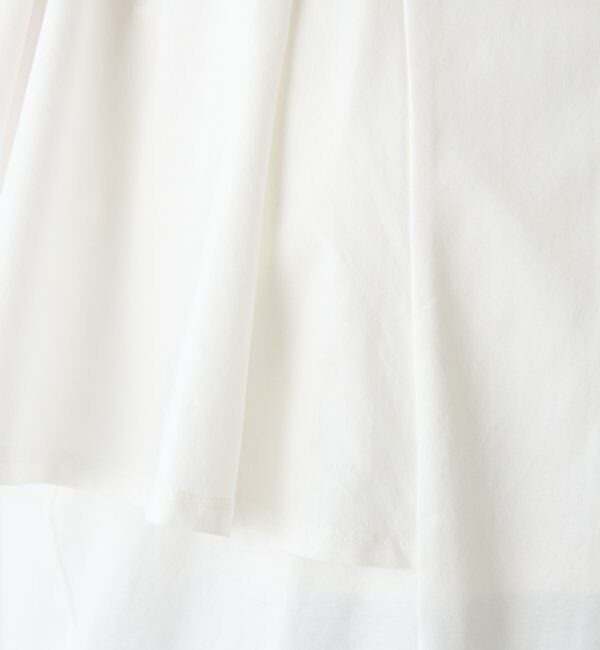  「【接触冷感/二の腕カバー】ケープデザインカットソー」|Tシャツ・カットソー|