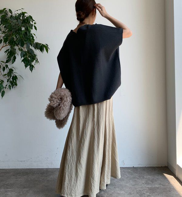  「ストレッチ片畦ベスト」|ニット・セーター|
